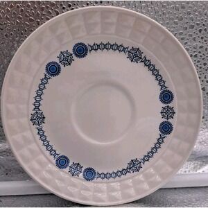 Vtg Pontesa Ironstone The Castilian Collection Granada Saucers Spain 6"  NOS